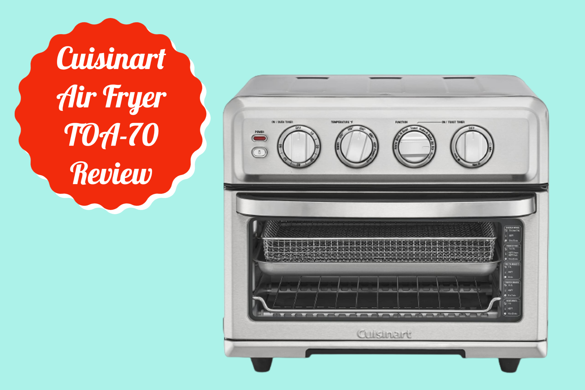 The Latest Cuisinart Air Fryer TOA-70 Review - Homes Guide